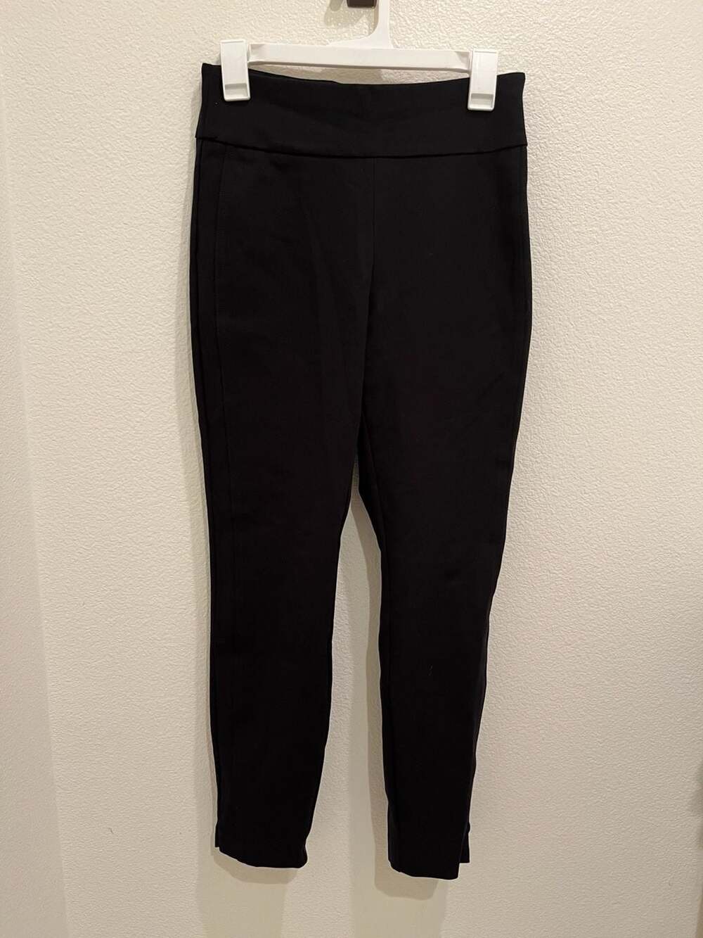 Express High Waisted Luxe Comfort Knit Columnist Ankle Pant - Picture 5 of 11